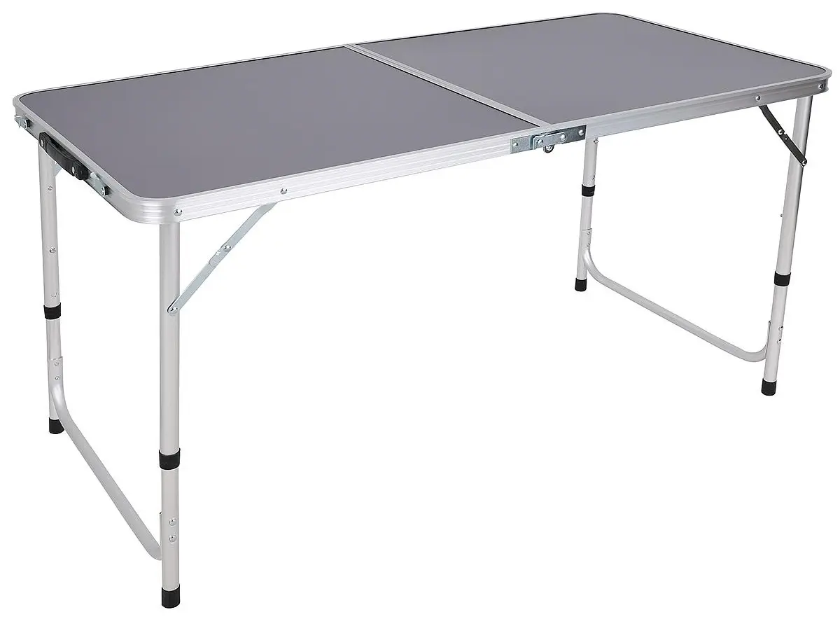 Стол складной Enero Camp 1055213 (Grey/Silver) - 4