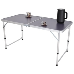 Стол складной Enero Camp 1055213 (Grey/Silver) Thumb
