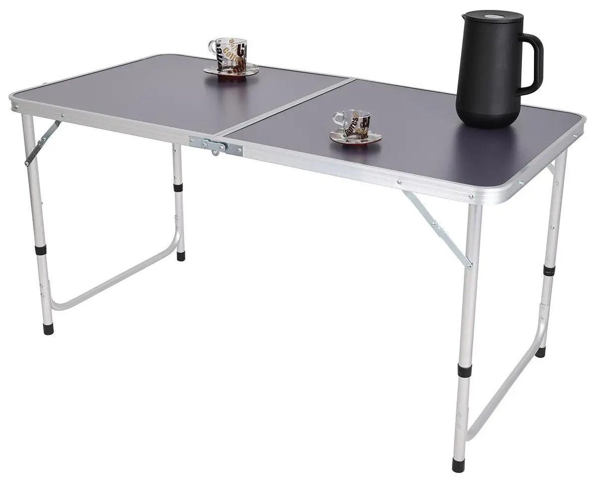 Стол складной Enero Camp 1055213 (Grey/Silver) - 5