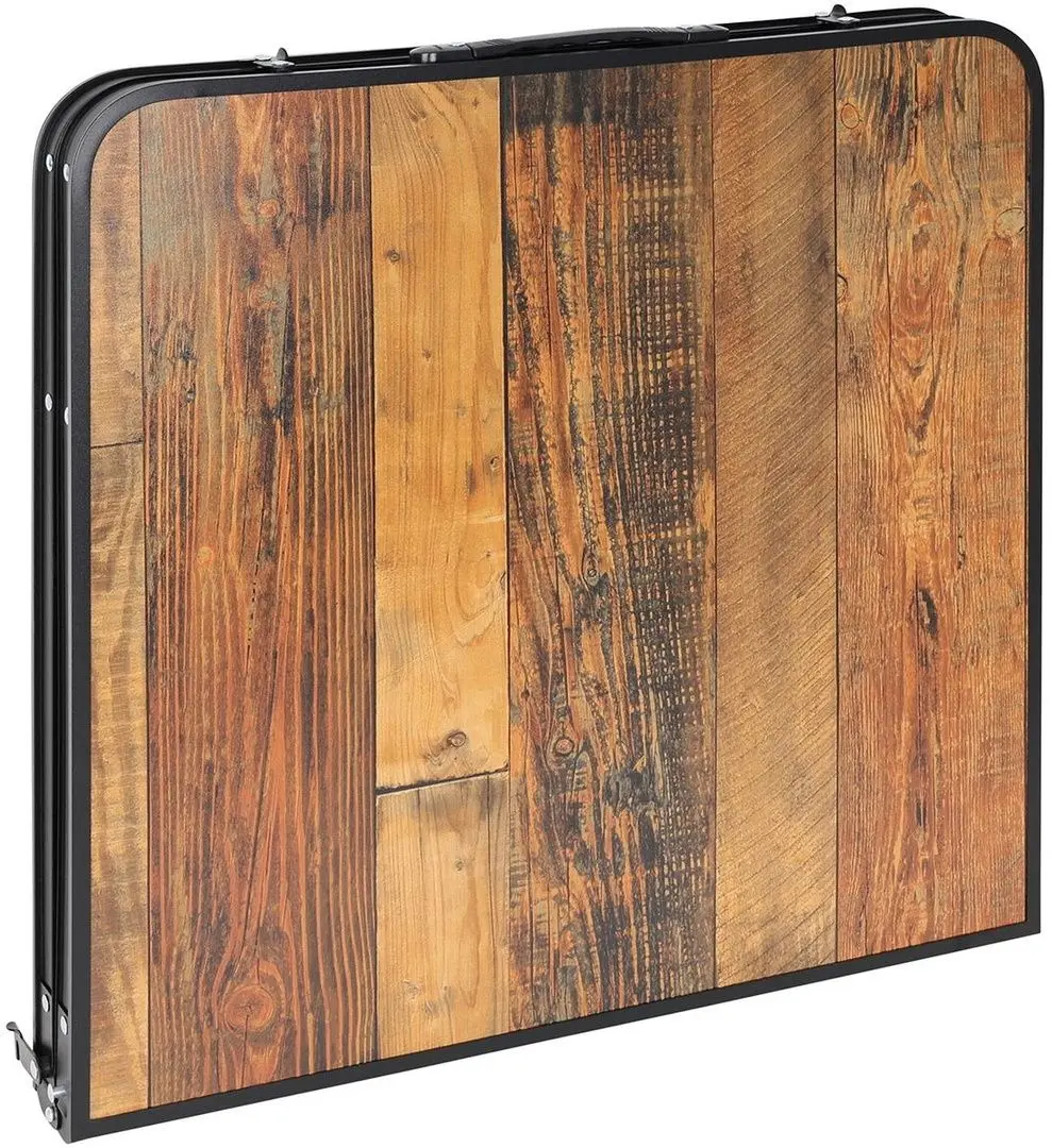 Стол складной Enero Camp 1055237 120x60x70/62/55 (Wood/Black) - 4