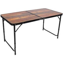 Стол складной Enero Camp 1055237 120x60x70/62/55 (Wood/Black) Thumb
