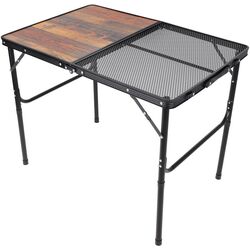 Стол складной Enero Camp 1055299 90x60x36/68 (Wood/Black) Thumb