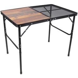Стол складной Enero Camp 1055299 90x60x36/68 (Wood/Black) Thumb