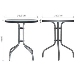 Masa GardenLine NEO5252 (Grey) Thumb