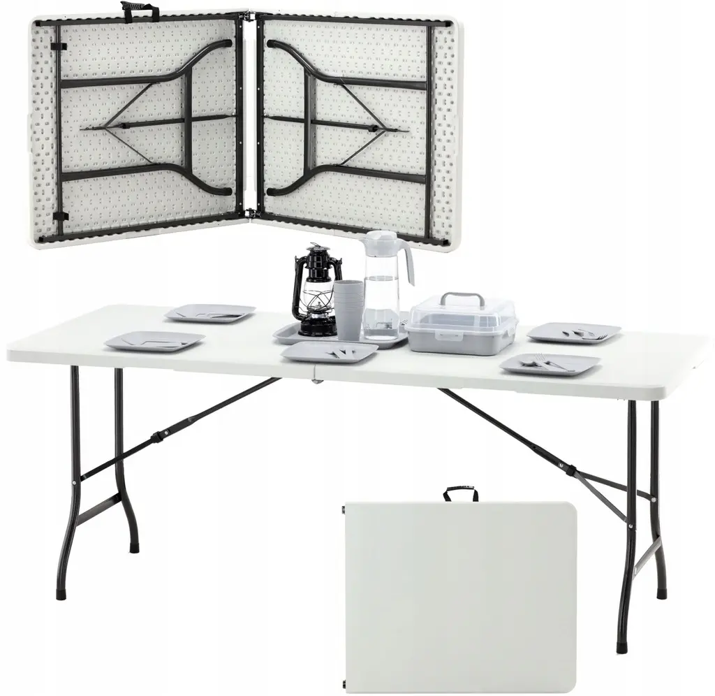 Стол GardenLine ZUM9606 (White/Black)