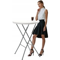 Барный стол складной GardenLine ZUM9620 (White/Silver) Thumb