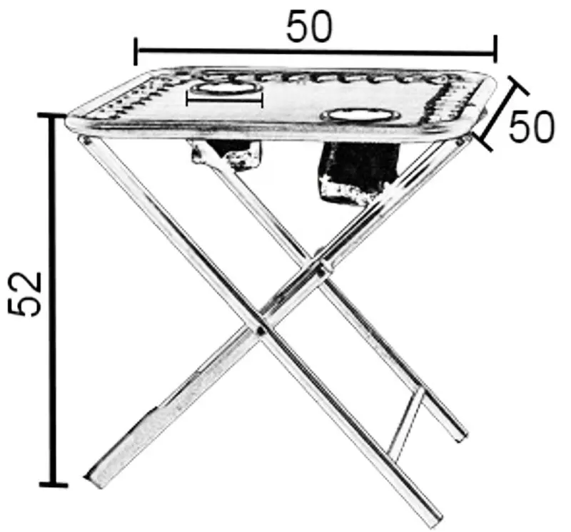 Masa plianta GardenLine LEZ2739 (Black)