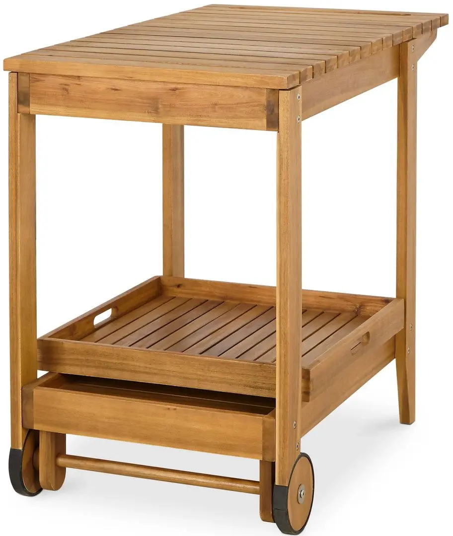 Masa de servire GoodHome Denia (Brown) - 2