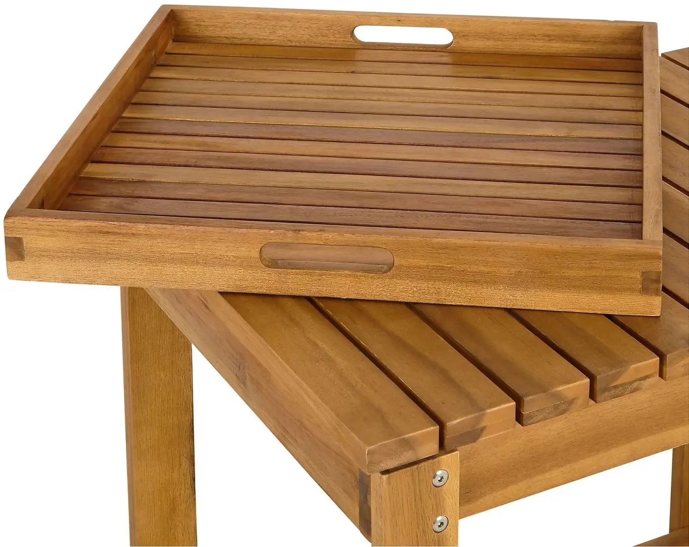 Masa de servire GoodHome Denia (Brown) - 3