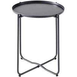 Masa GoodHome Nova Ebony 46cm (Anthracite) Thumb