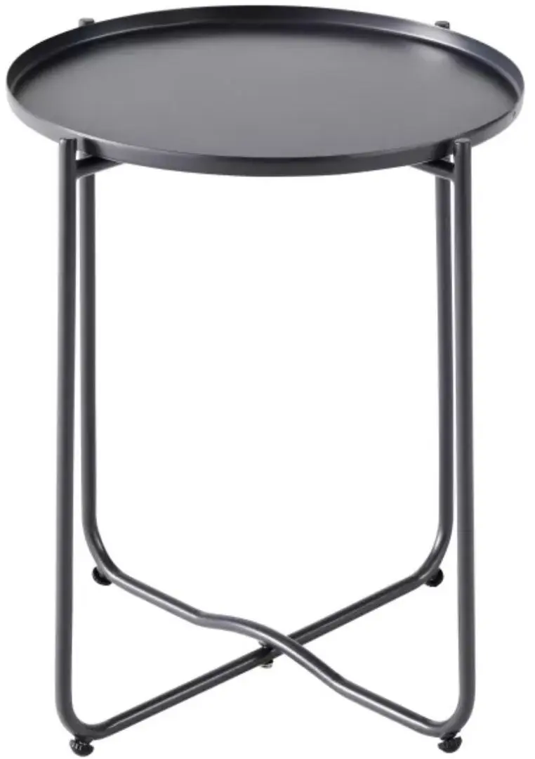 Masa GoodHome Nova Ebony 46cm (Anthracite)