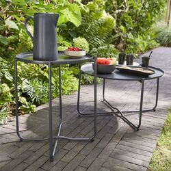 Masa GoodHome Nova Ebony 46cm (Anthracite) Thumb