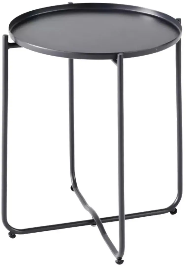 Masa GoodHome Nova Ebony 46cm (Anthracite)