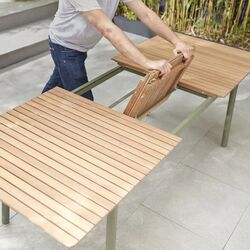 Стол раскладной GoodHome Akoa (Wood) Thumb