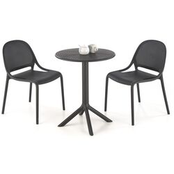 Стол Halmar Calvo 60x72 (Black) Thumb