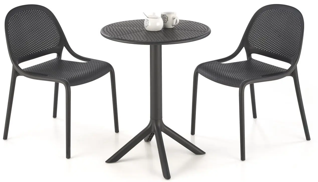 Стол Halmar Calvo 60x72 (Black) - 8