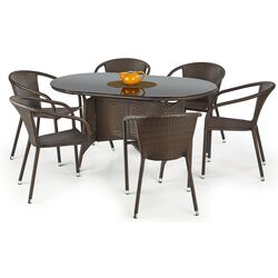 Masa Halmar Master (Dark Brown/Black) Thumb