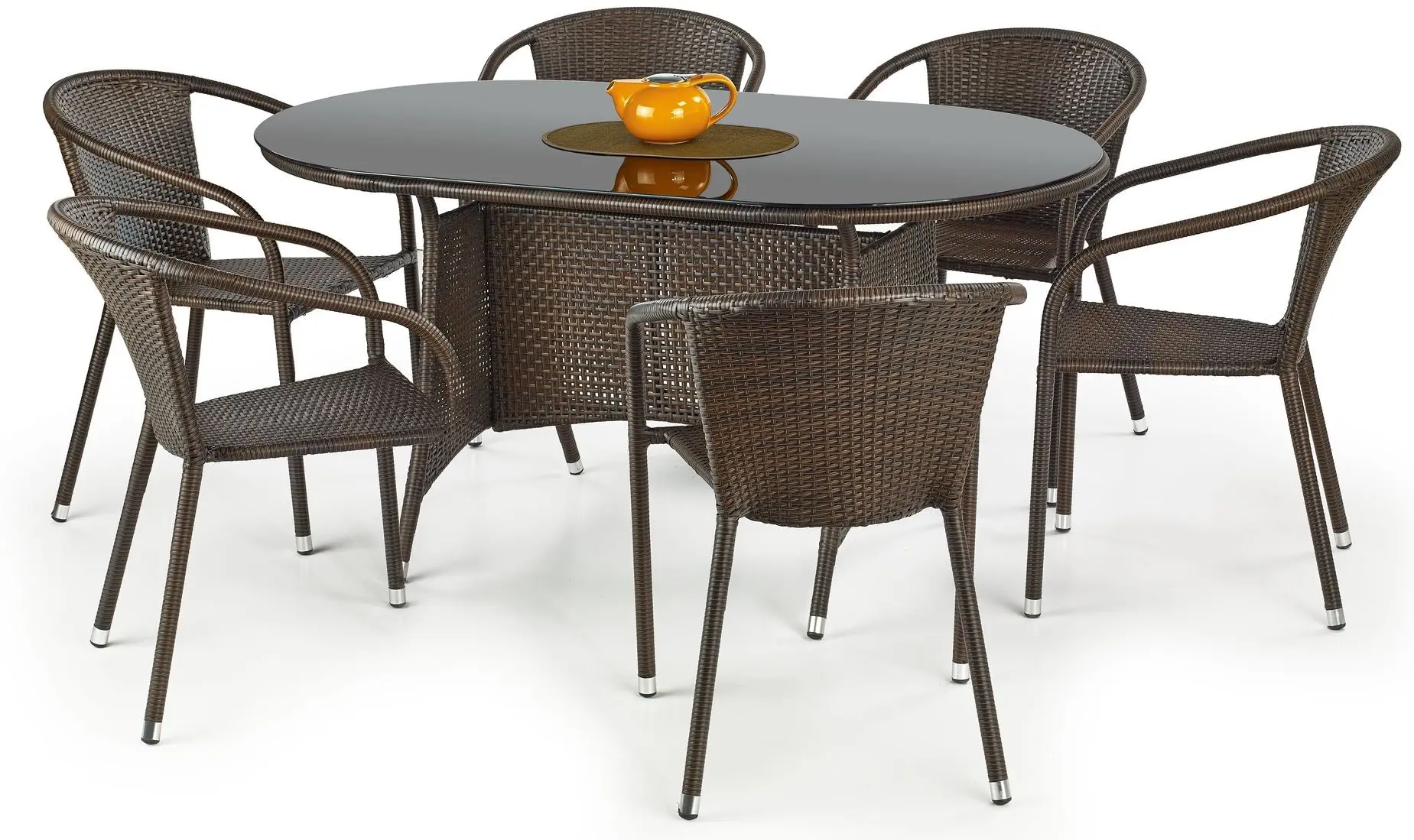 Masa Halmar Master (Dark Brown/Black)