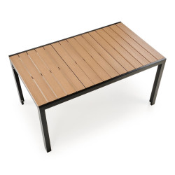 Стол садовый Halmar Fierro 150x90 (Brown/Black) Thumb