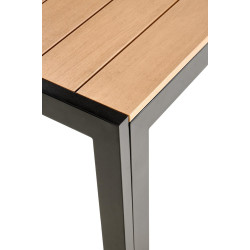 Стол садовый Halmar Fierro 150x90 (Brown/Black) Thumb