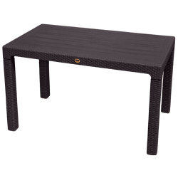 Masa Heniver Rattan Table 120x70 (Brown) Thumb