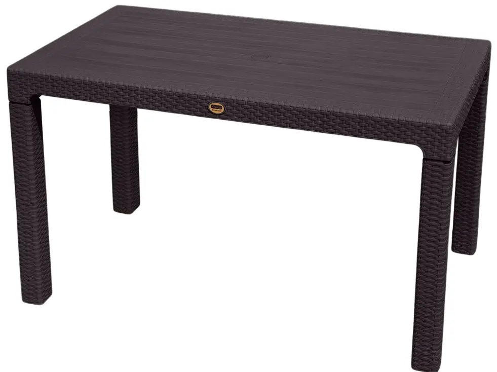Masa Heniver Rattan Table 120x70 (Brown) - 2