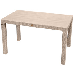 Masa Heniver Rattan Table 120x70 (Cappuccino) Thumb