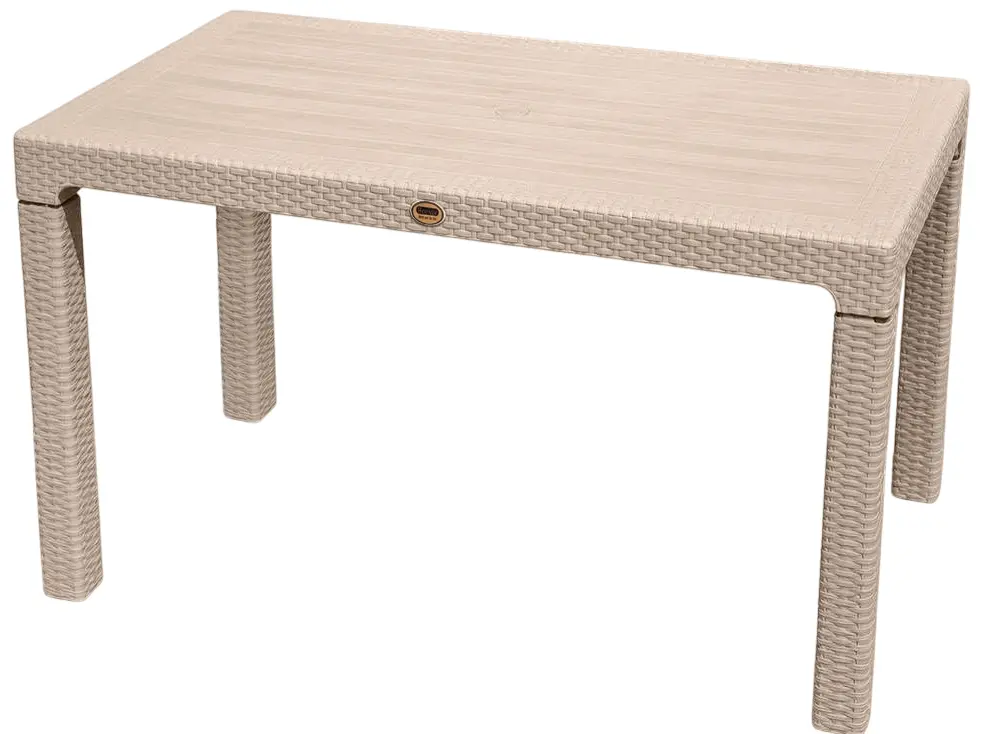 Masa Heniver Rattan Table 120x70 (Cappuccino) - 2