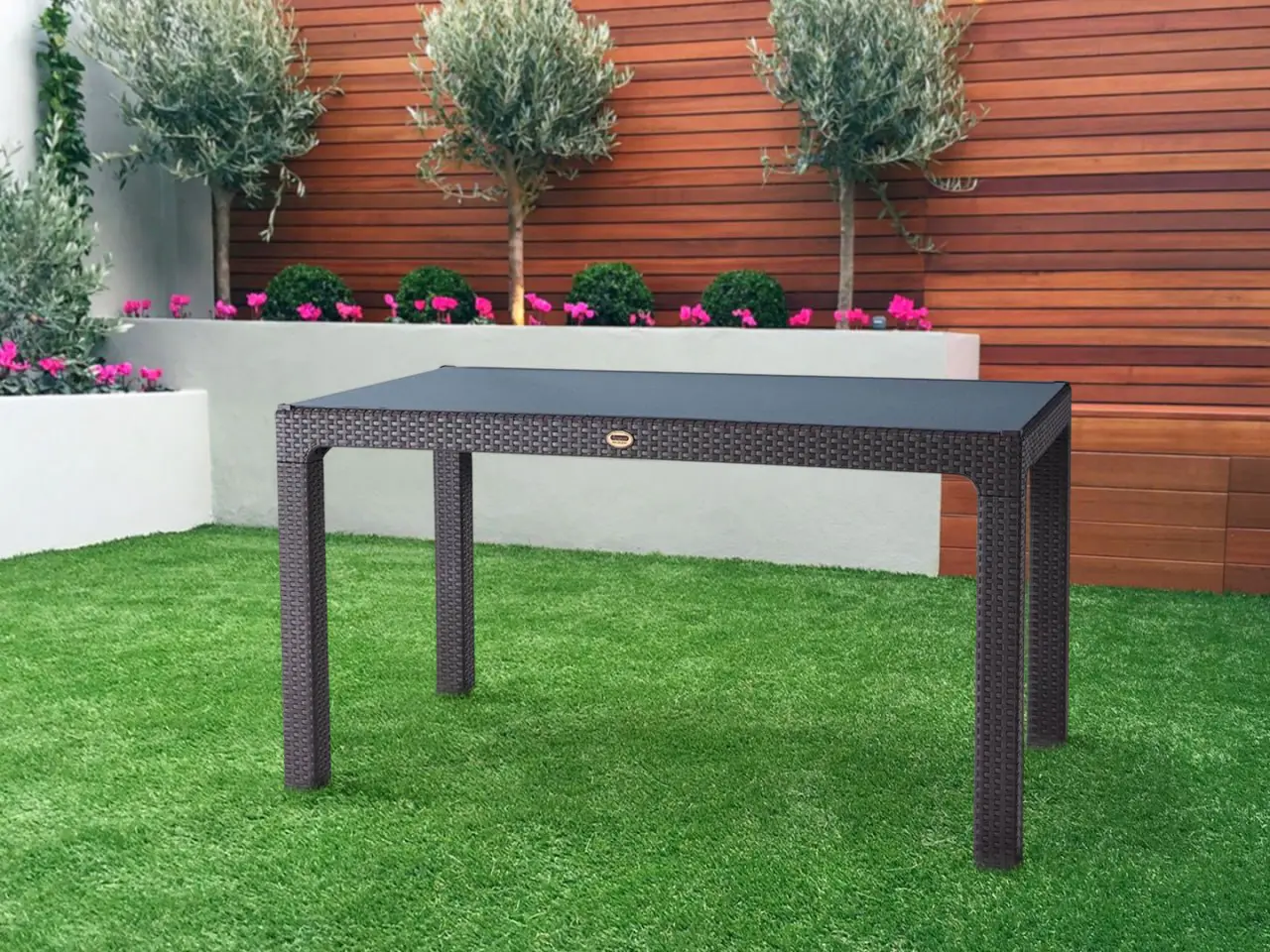 Стол Heniver Rattan Table 150x90 (Brown)