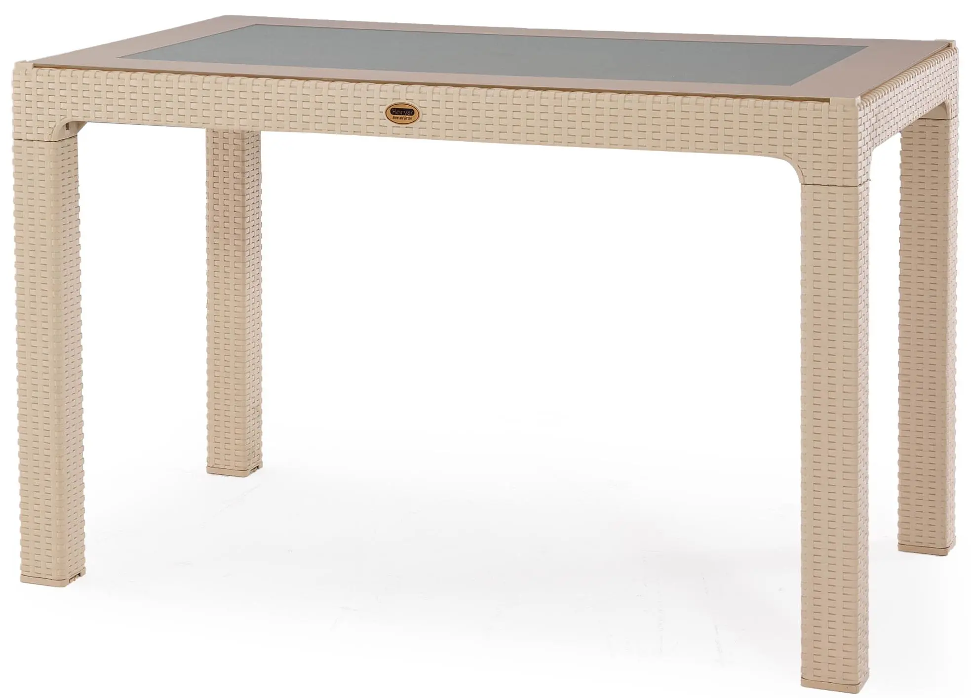 Masa Heniver Rattan Table 150x90 (Cappuccino) - 2