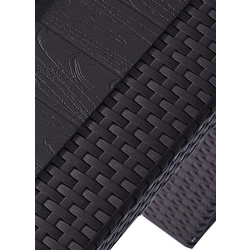 Стол Heniver Rattan Table 120x70 (Anthracite) Thumb