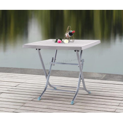 Стол складной Heniver Volo 2K 80x80 (White)