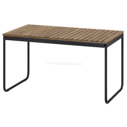 Садовый стол Ikea Vasman 135/190x74 (Светло-коричневый)