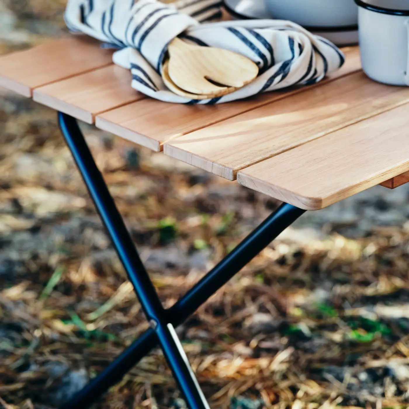 Складной стол Ikea Soluppgang 82 см (Эвкалипт) - 3