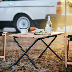 Складной стол Ikea Soluppgang 82 см (Эвкалипт)