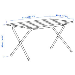 Складной стол Ikea Soluppgang 82 см (Эвкалипт) Thumb