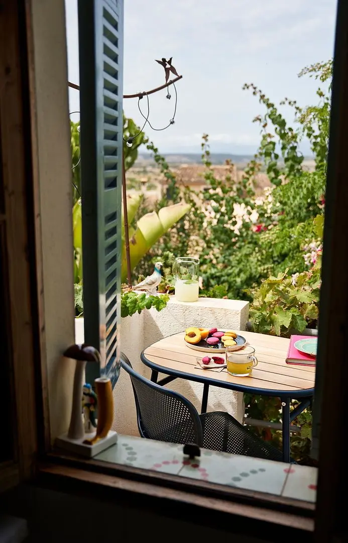 Стол Ikea Duvskar 76x63 (Черно-синий) - 5