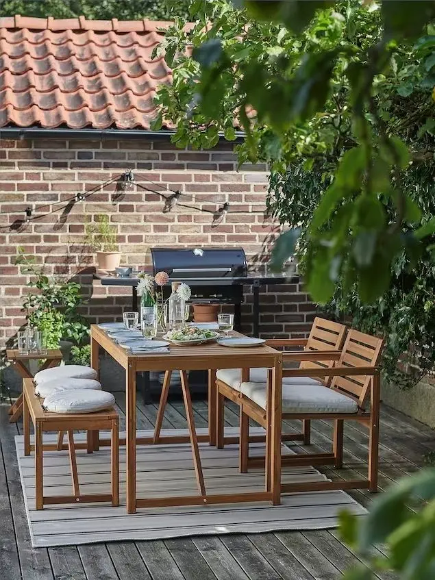 Masa Ikea Nammaro 140x75 (Maro Deschis Vopsit)