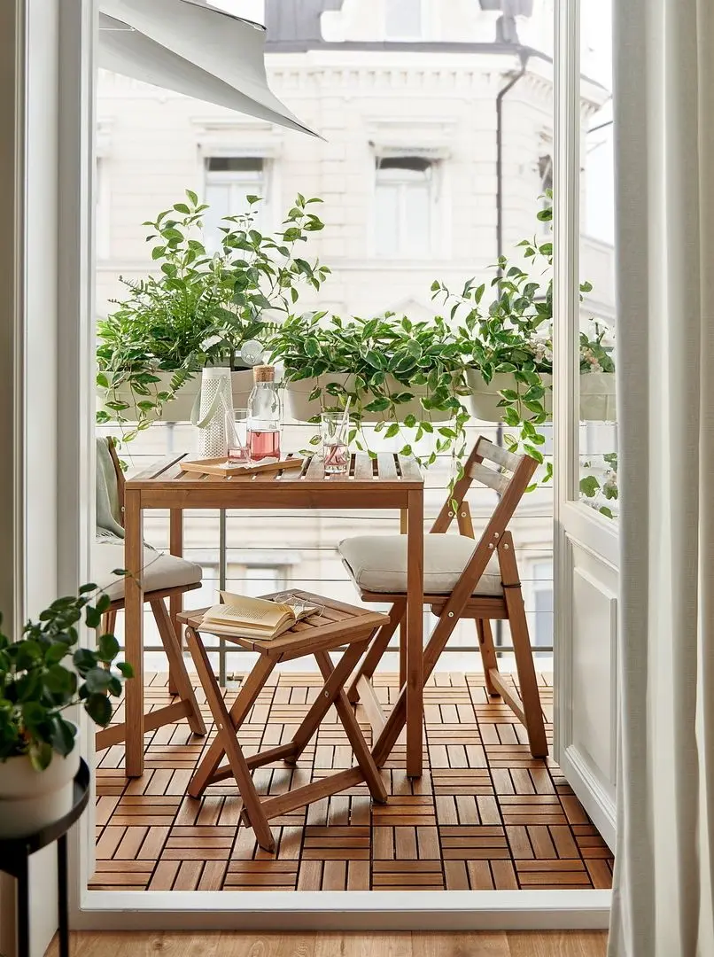 Masa Ikea Nammaro 75x63 (Maro Deschis Vopsit)