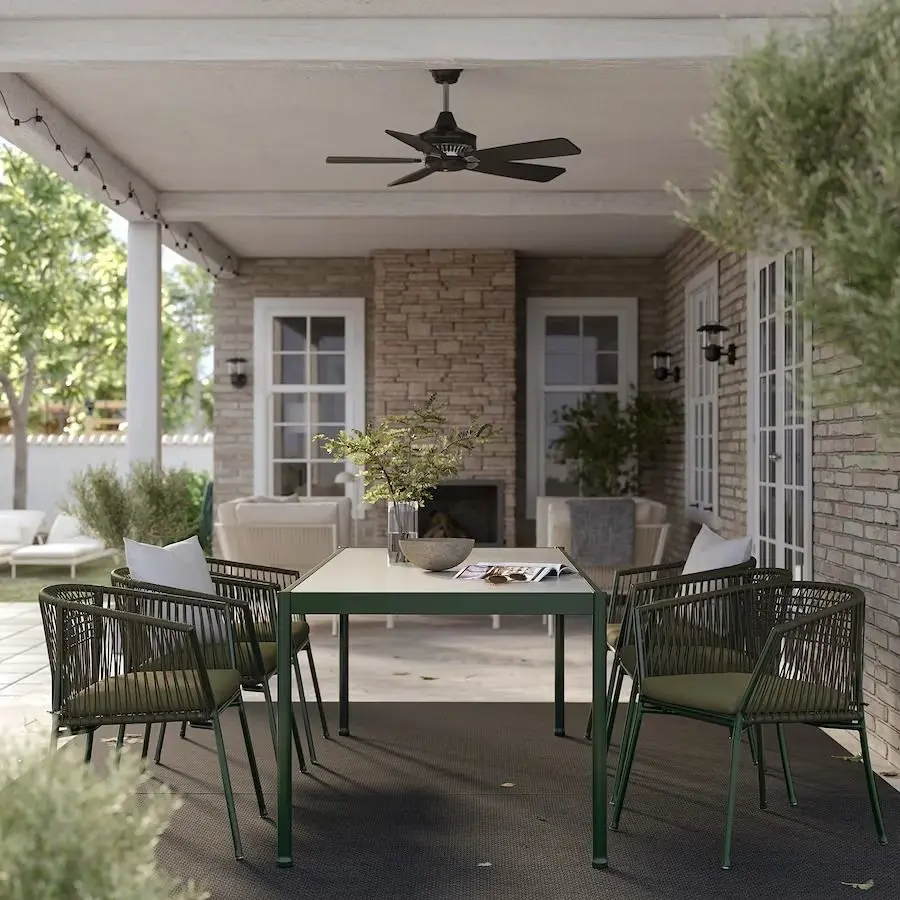 Masa Ikea Segeron 91x212 (Verde Inchis/Gri)