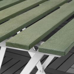 Masa Ikea Tarno 55x54 (Alb/Verde) Thumb