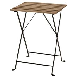 Masa Ikea Tarno 55x54 (Negru/Maro Deschis Vopsit)