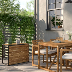 Masa de gradina Ikea Hakanskar 80x64 (Maro deschis) Thumb