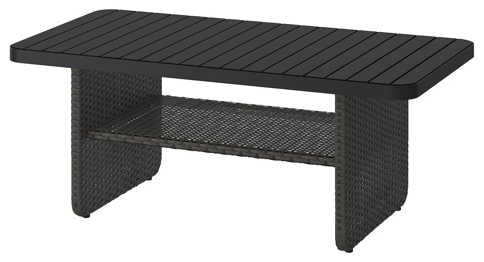 Стол садовый Ikea Vittskar 110x58 (Темно-серый)