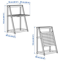 Стол складной Ikea Djupon (Коричневый) Thumb