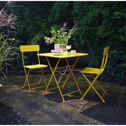 Masa pliabila Ikea Sundso 65x65 (Galben neon)