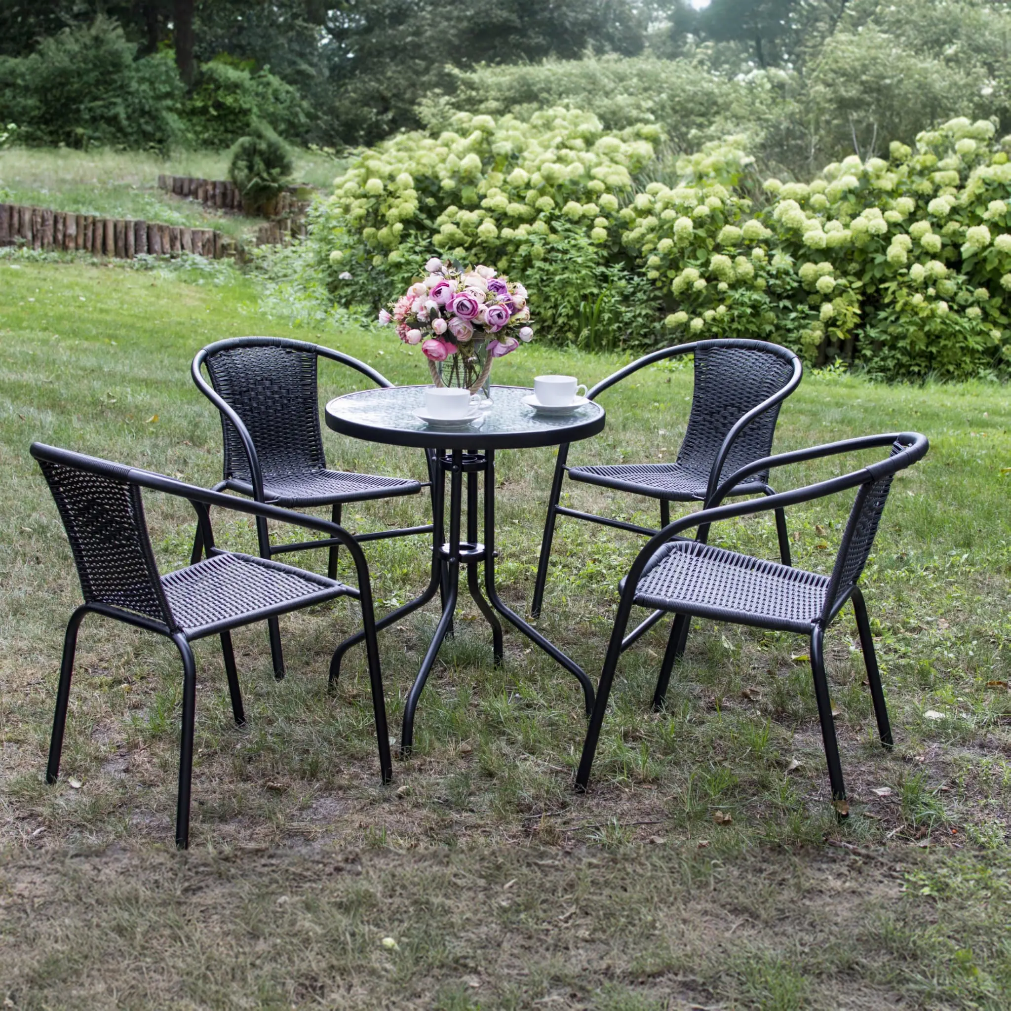 Садовый стол Jumi Bistro OM-991859 (Black) - 3