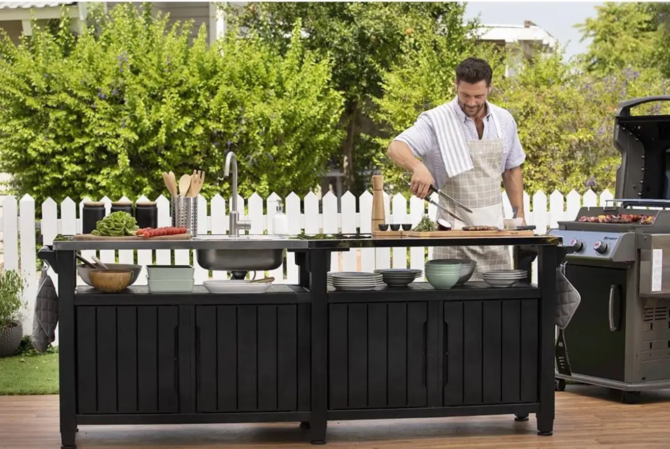 Masa de gratar Keter Unity Chef (Graphite) - 7