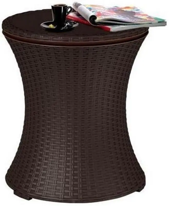 Masă cu recipient pentru gheață Keter 2171561 (Brown)