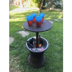 Masă cu recipient pentru gheață Keter 2171561 (Brown) Thumb